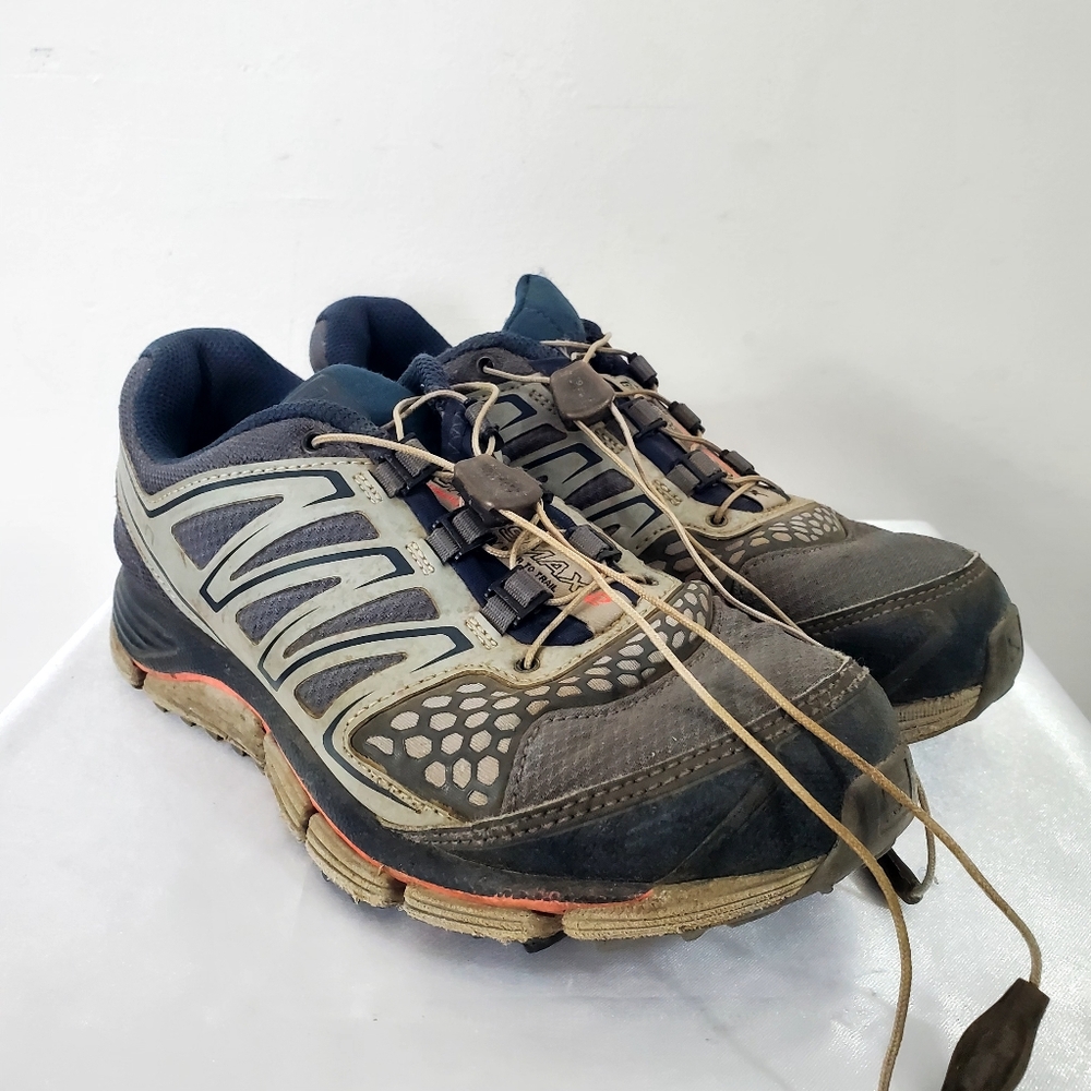 Salomon XR Cross Max 2 Trail Running/ Hiking Shoes Pearl Grey